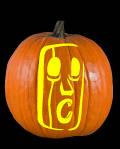 Easter Island Head Pumpkin Carving Pattern Preview